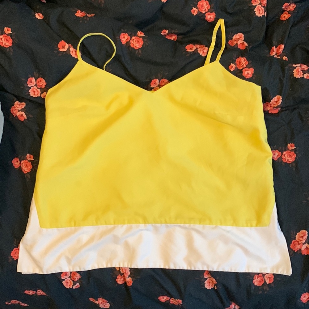 banana republic yellow camisole